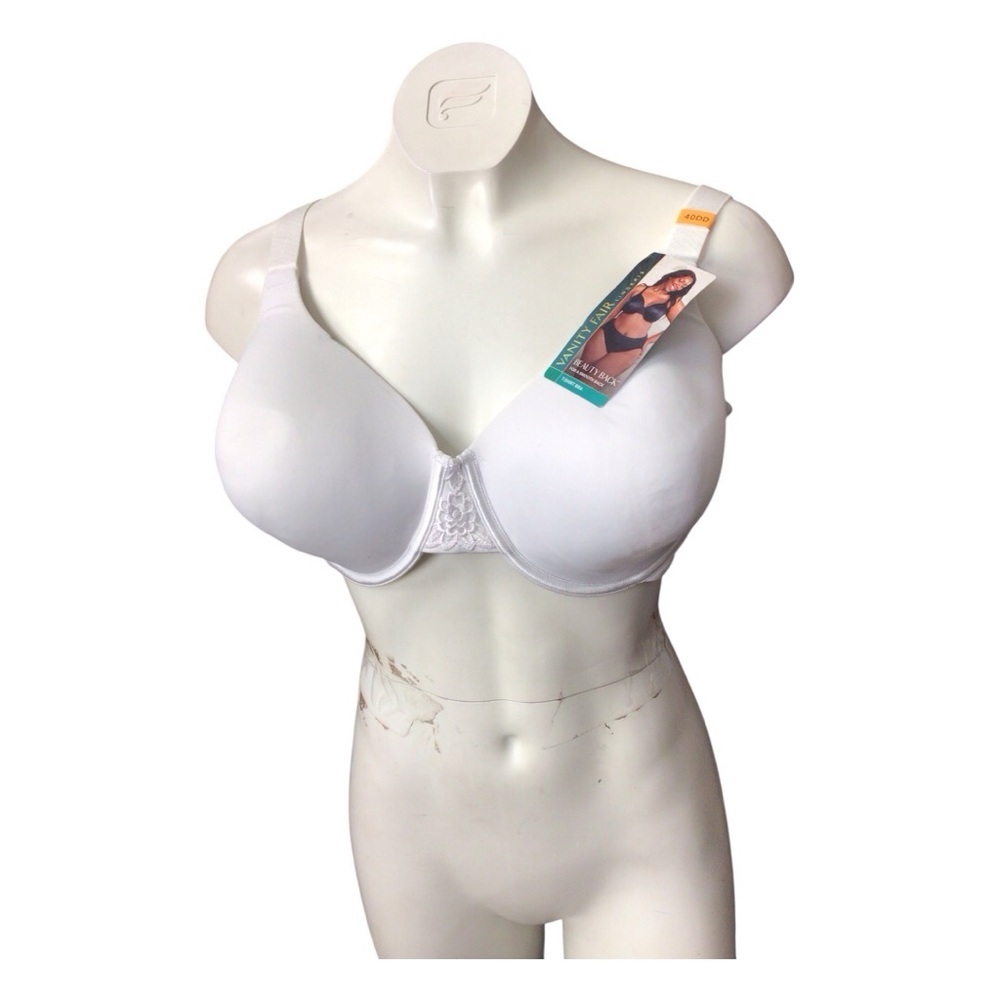 Vanity Fair Elegant White Bra NWT size 40DD